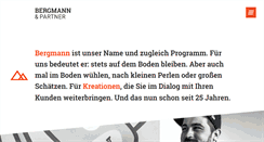 Desktop Screenshot of bergmann-und-partner.de