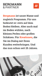 Mobile Screenshot of bergmann-und-partner.de